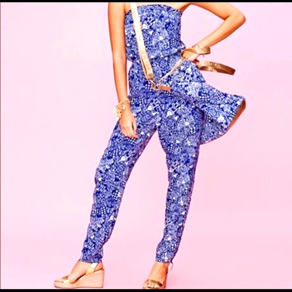 NWOT Lilly Pulitzer for Target Strapless Jumpsuit